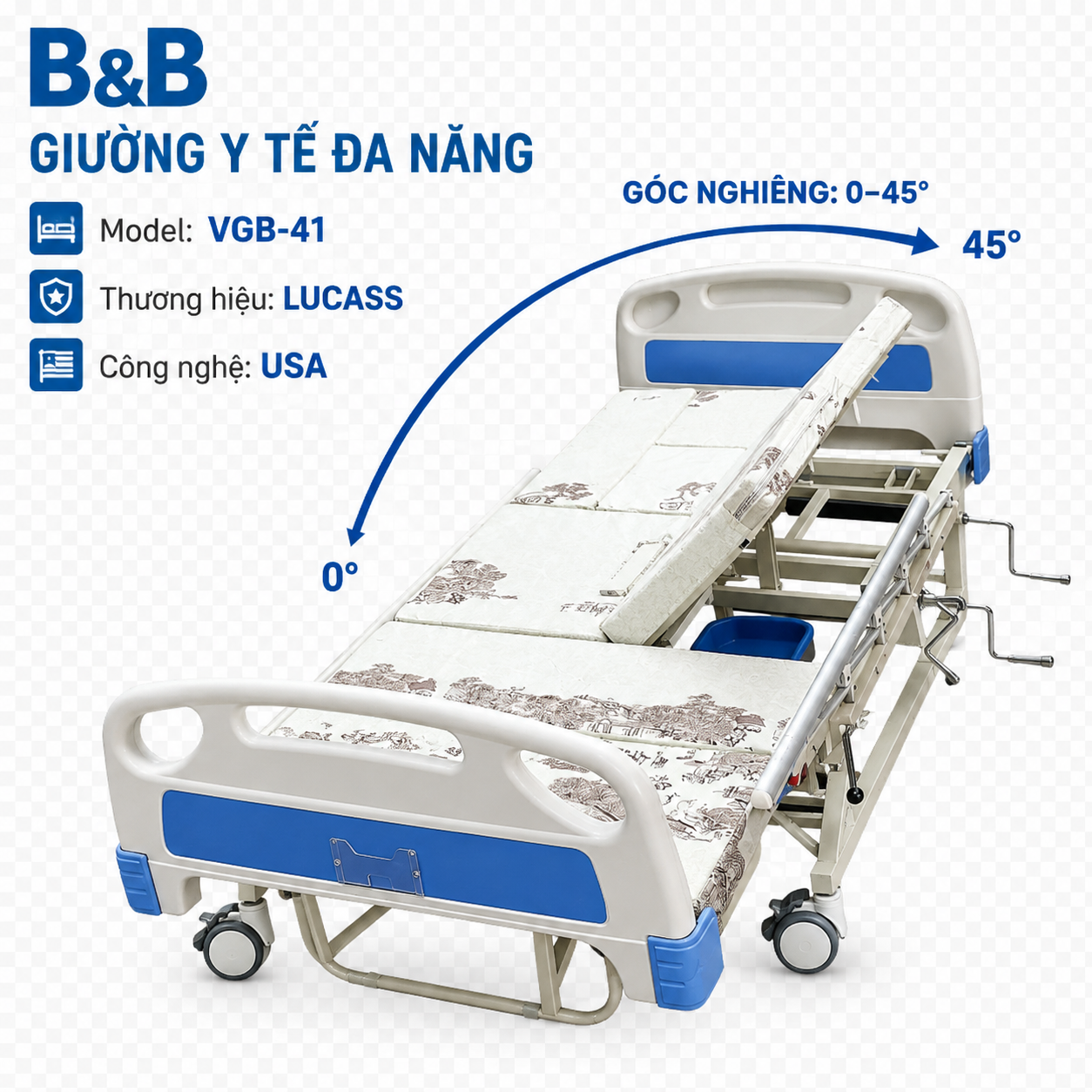 Lucass VGB-C41 lật trái phải